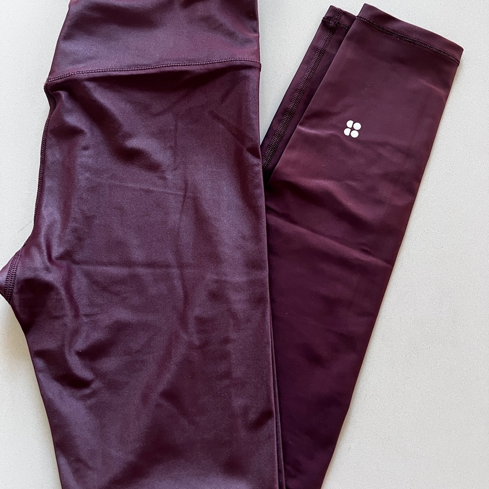 Sweaty Betty Plum High Shine Full-Length Leggings
